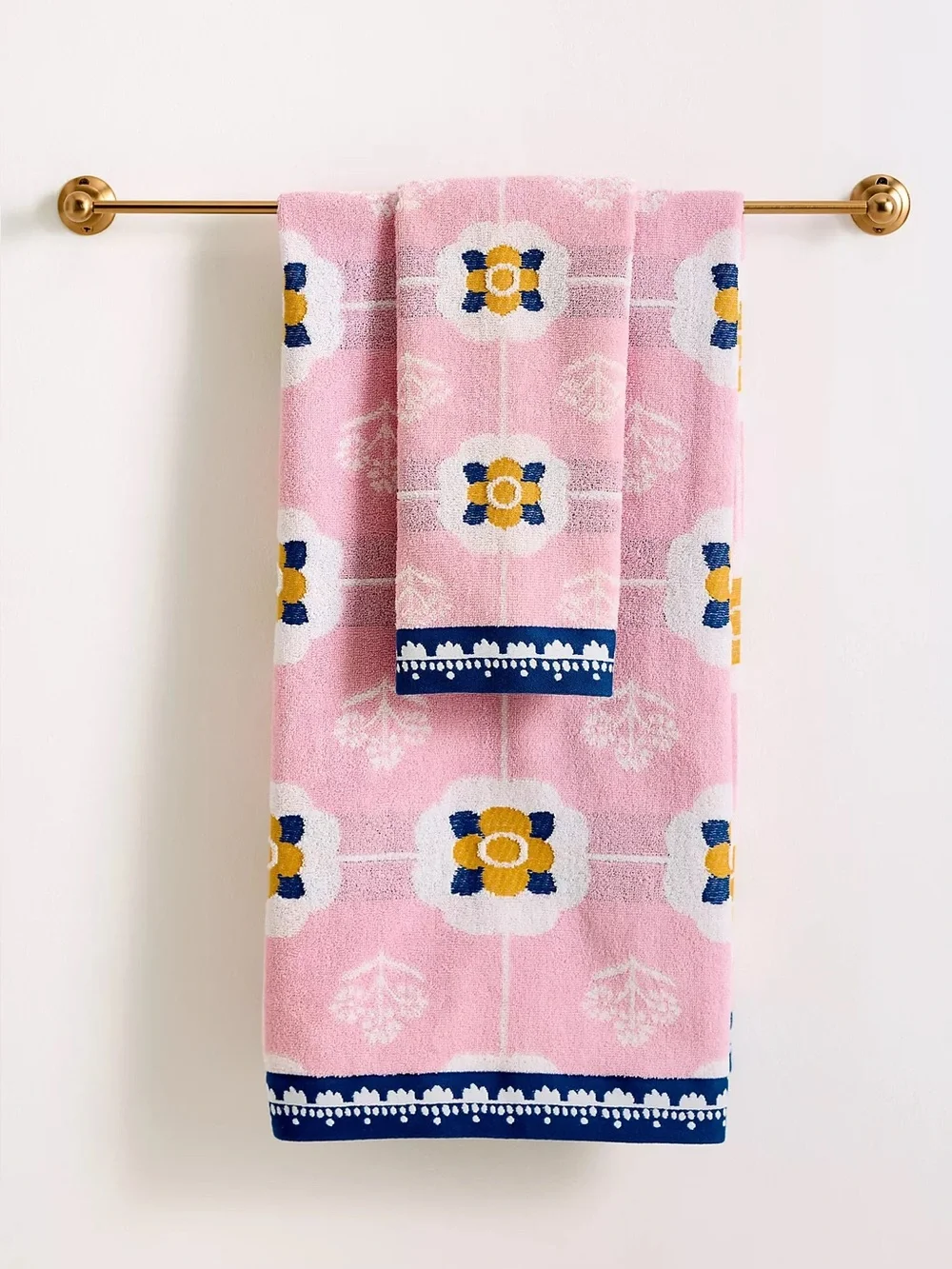 Anthropologie Flora Cotton Woven Floral Hand Towel - NWT (1) Hand Towel